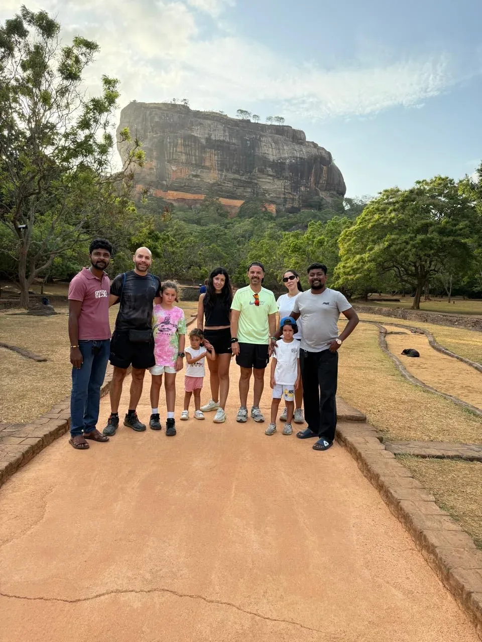 Guests at Sigiriya Rock Fortress